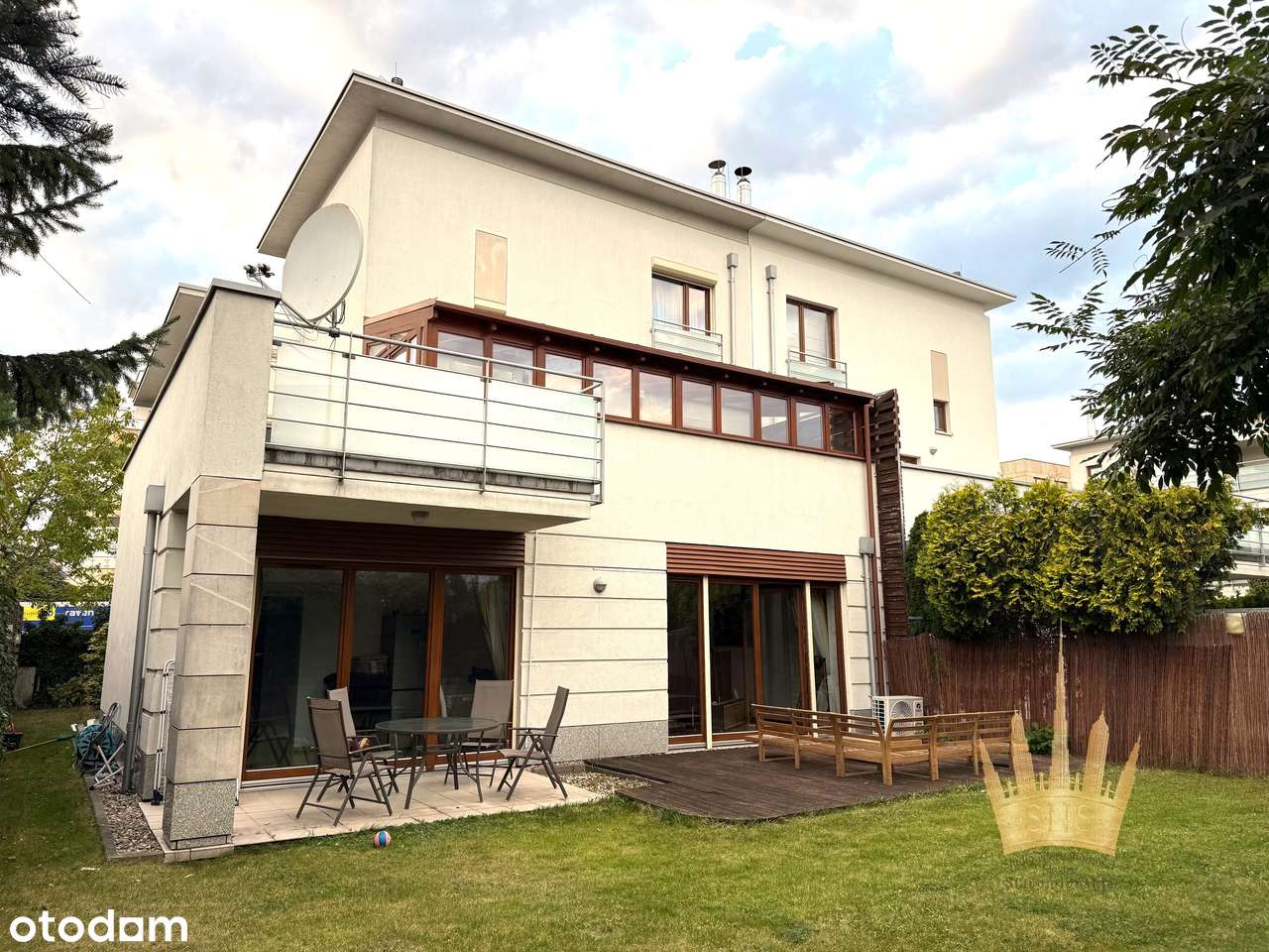 Dom marzeń w sercu Warszawy – ogród, oranżeria, taras na dachu, Marina - Pełny obrazek: 5/20