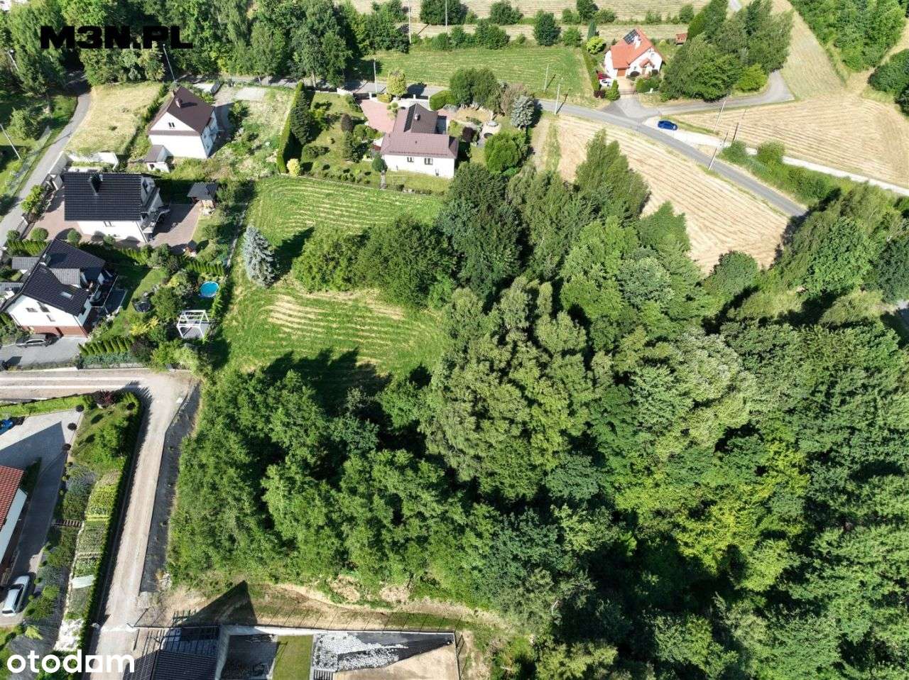 Działka budowlano rolna 46 arów Świątniki Górne-6