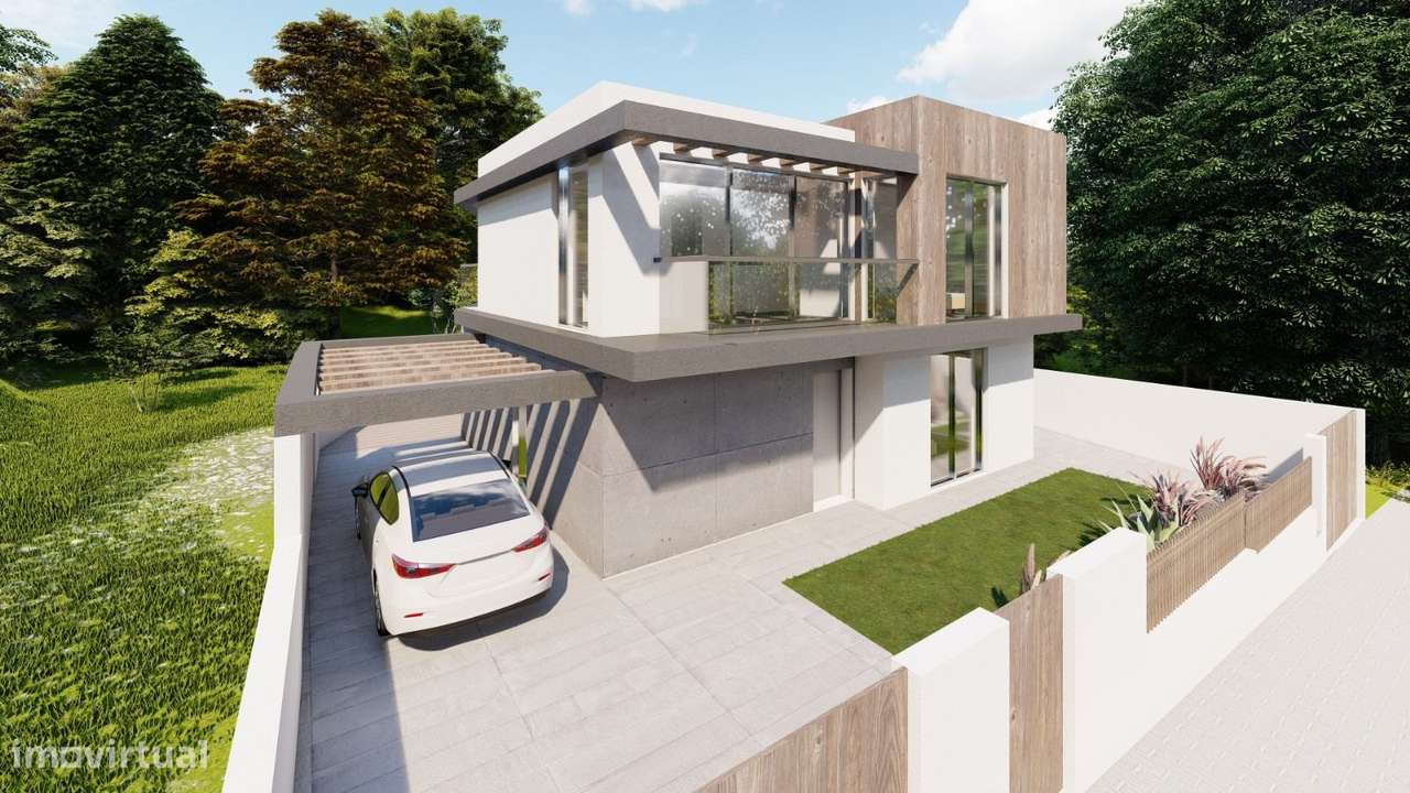 Terreno com projeto aprovado para Moradia T4.  Monte Estoril a 5 minut - Grande imagem: 4/12