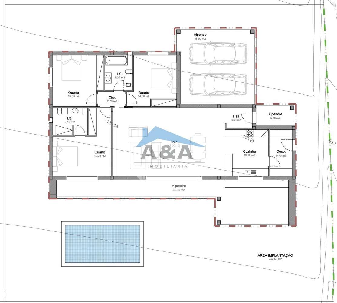 Moradia T3 Térrea: Elegância e Conforto em Harmonia-44