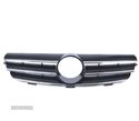 GRELHA FRONTAL SPORT PARA MERCEDES CLK W209 02- LOOK SPORT PRETO CROMADO - 4