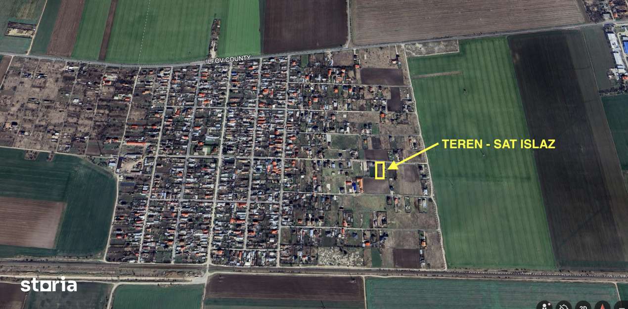 Teren de vanzare intravilan - sat Islaz Comuna Branesti - toate utilit - Imagine principală: 3/10
