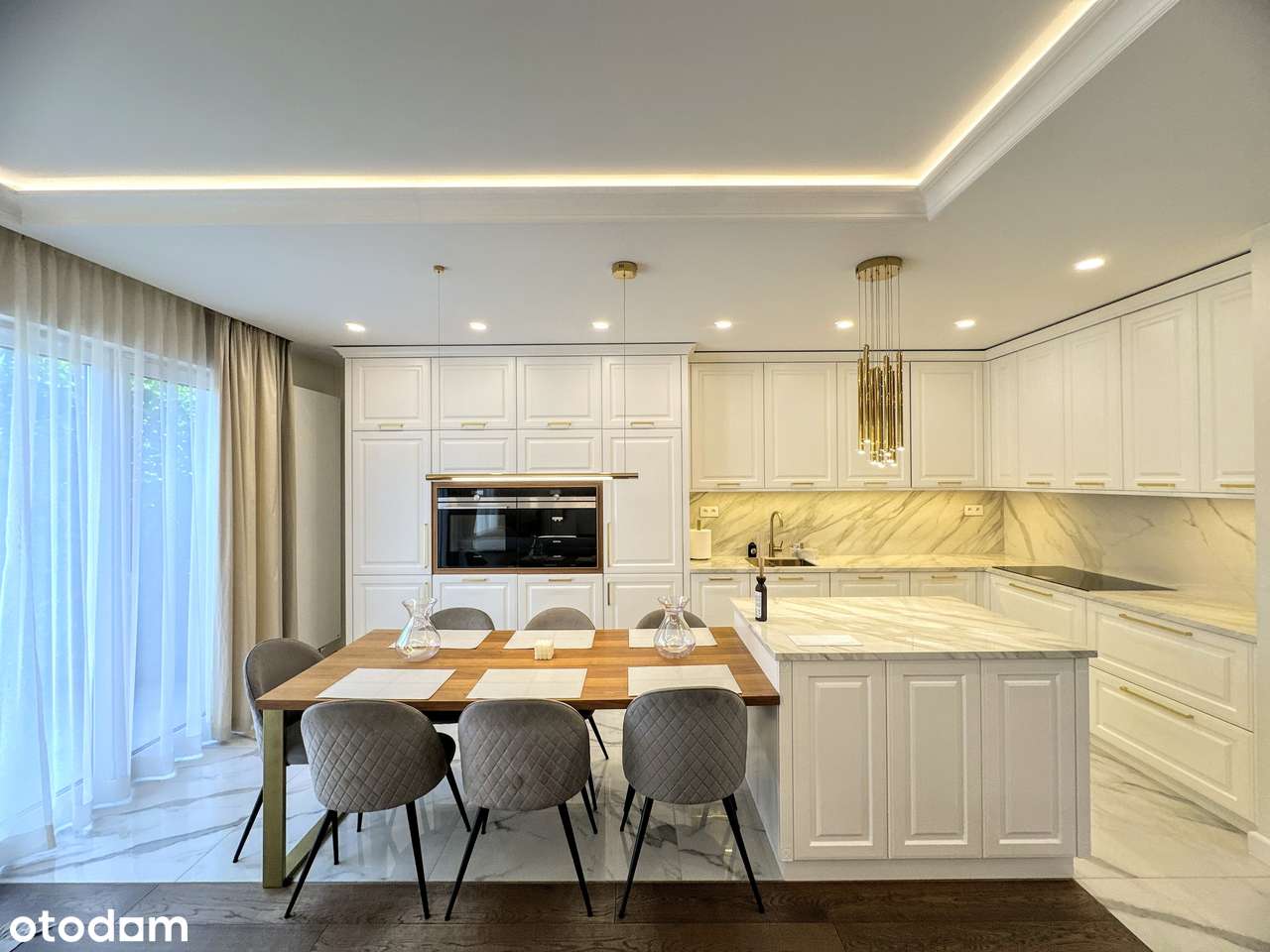 Gotowy szereg + garaż + taras + ogród 315m2 z jacuzzi i sauną-Jagodno