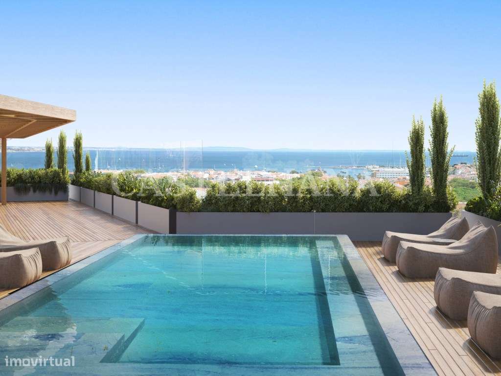 Apartamento T3 com terraço em novo empreendimento em Cascais - Grande imagem: 5/54