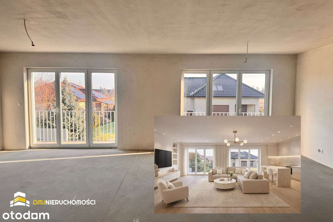 Mieszkanie 94 m2 blisko Wrocławia-Gajków, 2 miejsca postojowe, balkon-1