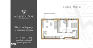 Wileńska Park |B7|3 pokoje z balkonem
