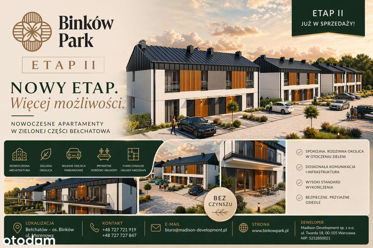 Binków Park II ETAP - Apartamenty Bezczynszowe - OGRÓDEK