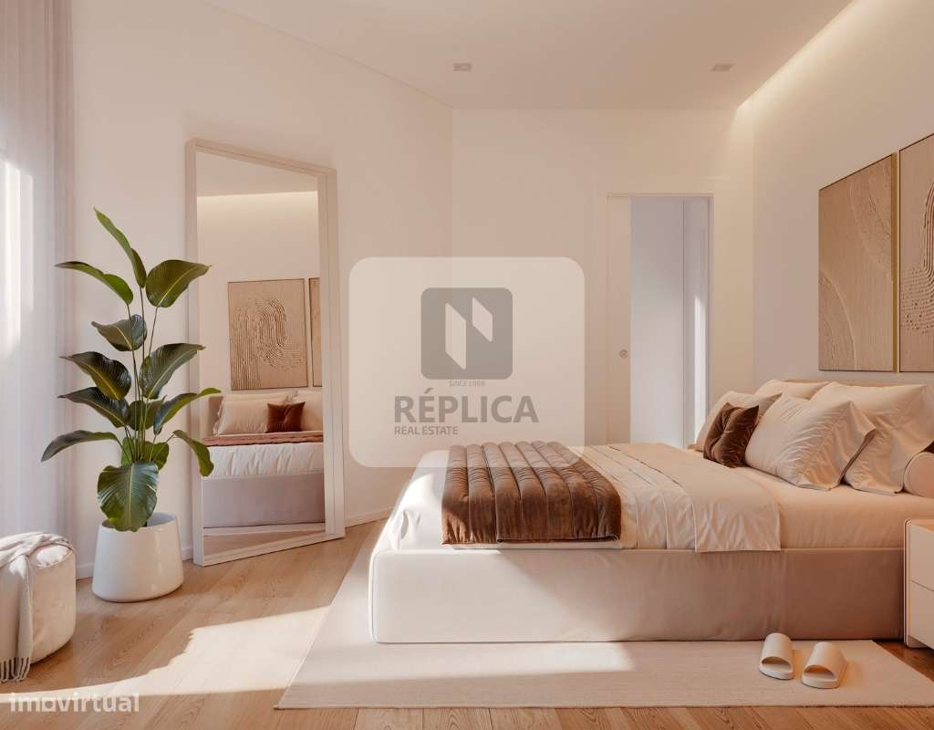 Apartamento T1+1 com Terraço e Jardim Privativo em Valadares, Vila Nov - Grande imagem: 5/9