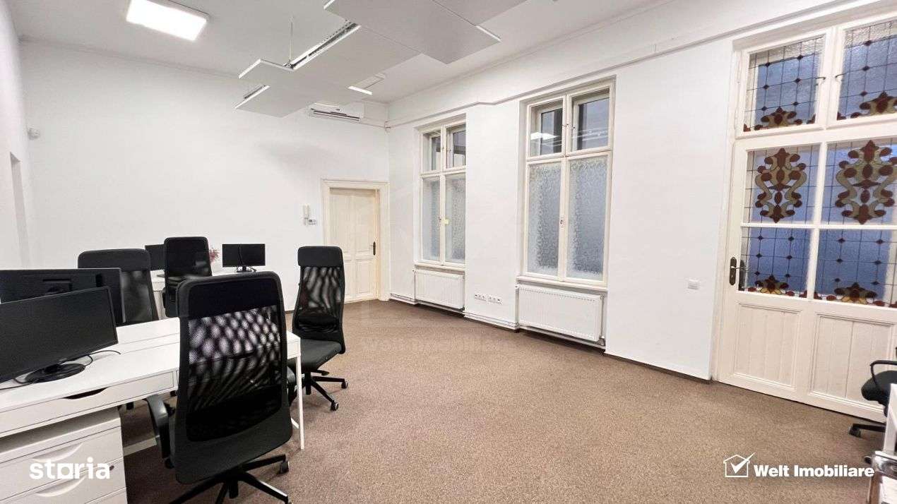 Spatiu birouri, 4 incaperi, 2 bai, 230mp, Centru, zona Regele Ferdinan - Imagine principală: 4/11