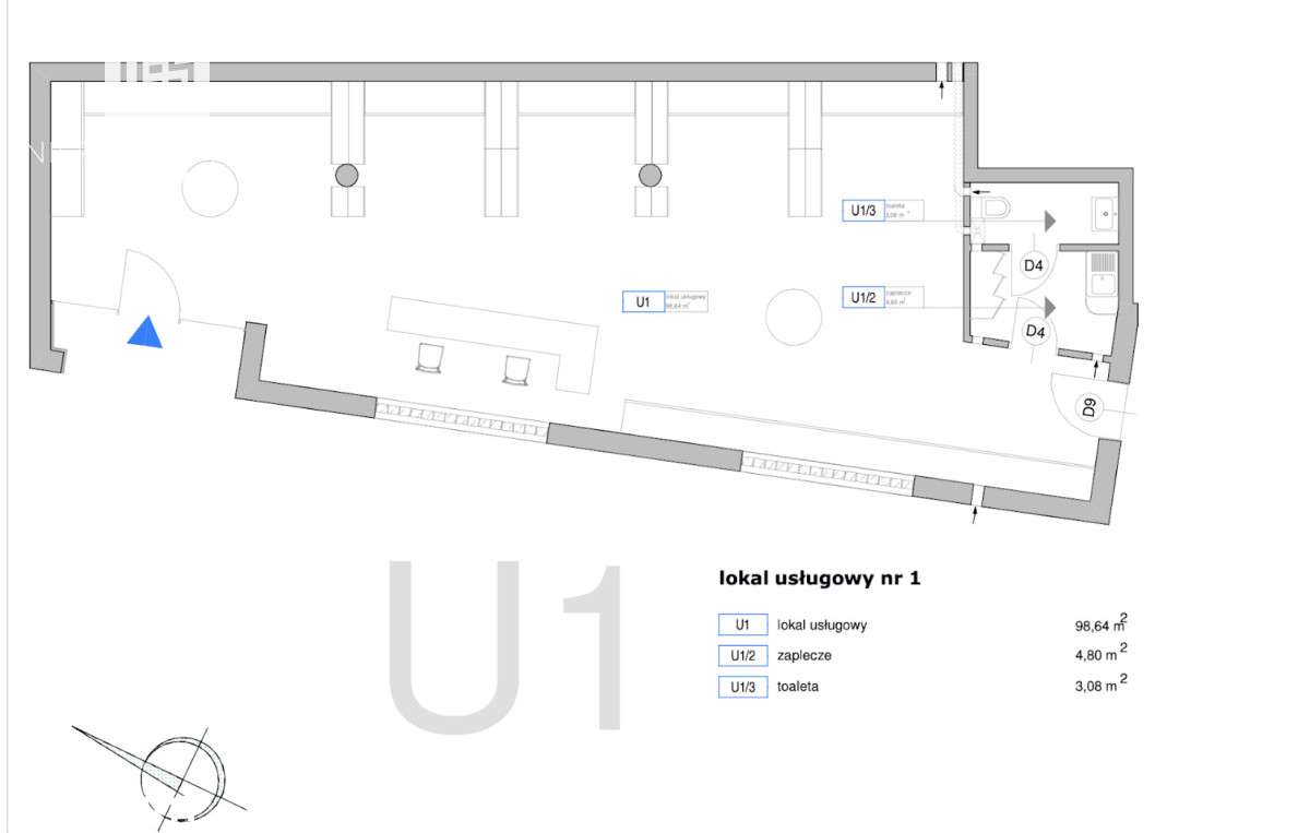 Lokal użytkowy z możliwością podziału na dwa - Pełny obrazek: 3/3