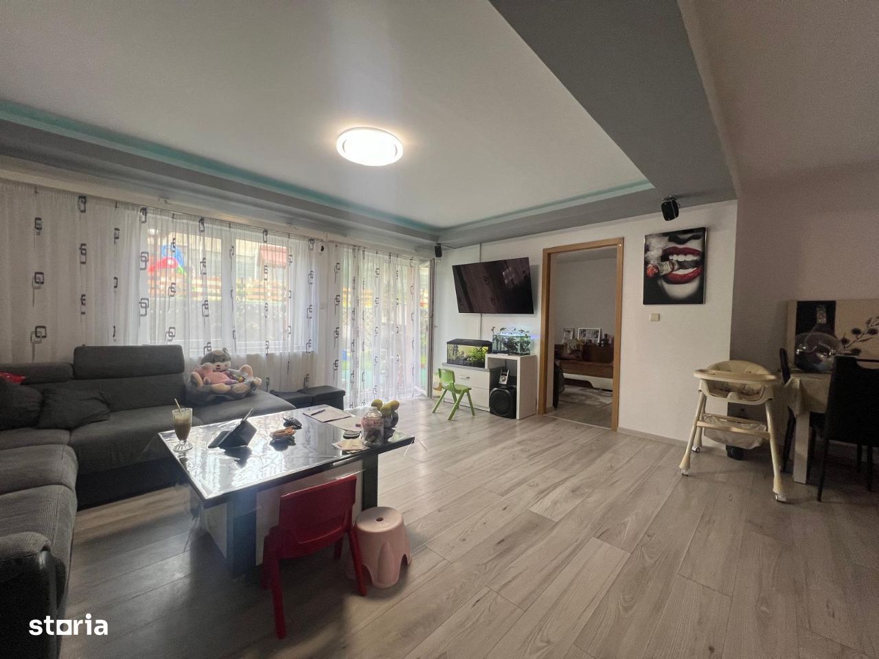 Apartament constructie noua 90mp zona Bradet mobilat utilat Garaj.