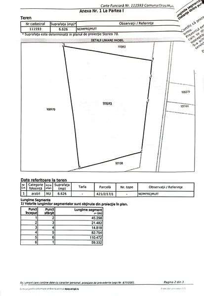 Teren cu deschidere la DN39 de 82m intre Vama Veche si 2Mai 6626mpi - Imagine principală: 4/4