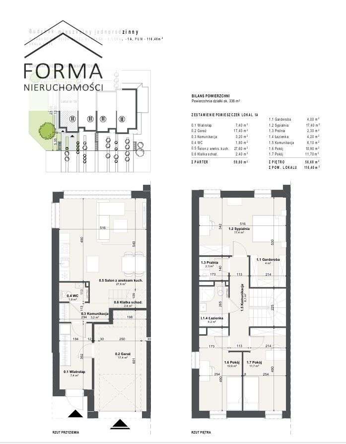Dom w mieście |szeregowiec |garaż |ogród |bez Pcc-5