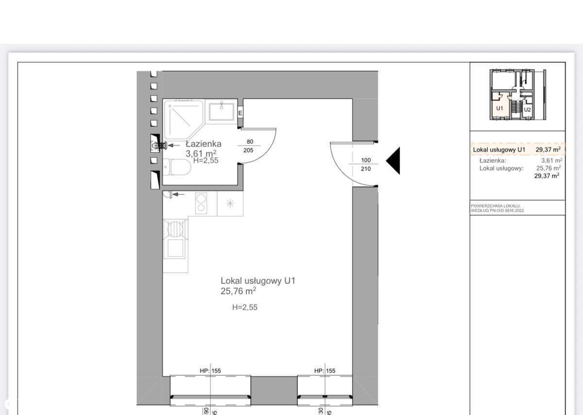 Lokal użytkowy 29,37 m przystosowany na mieszkanie - Pełny obrazek: 5/11