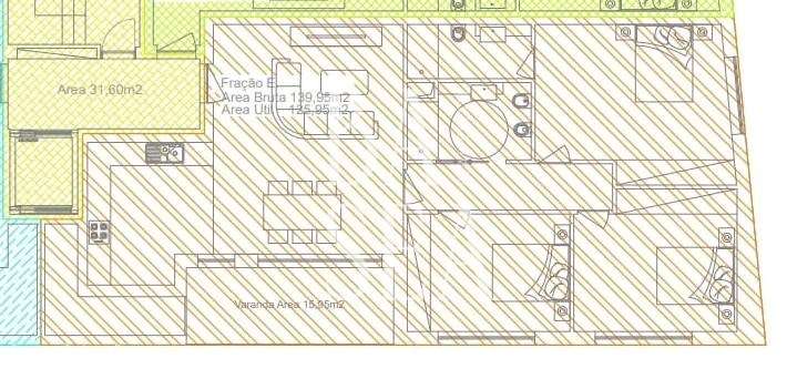Apartamento T3 novo box para 1 Carro em Ferreiros Braga-16