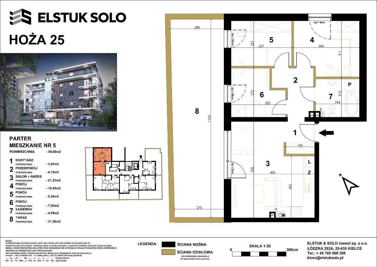 Hoża 25 - wysoki standard-10