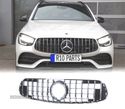 GRELHA FRONTAL MB GLC X253 SUV 20- AMG PRETO CROMO - 1