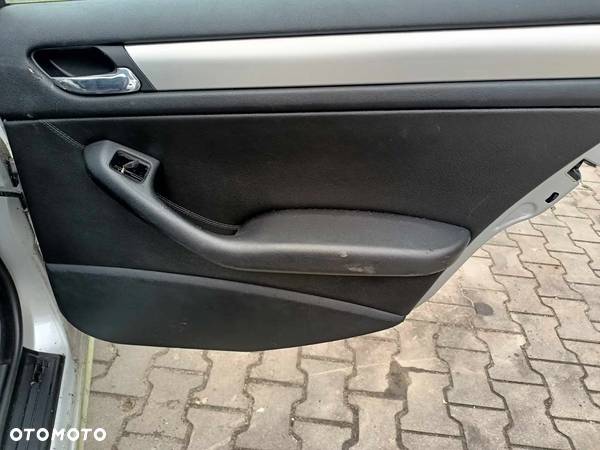 Fotele kanapa boczki BMW E46 skóra czarna sedan - 4