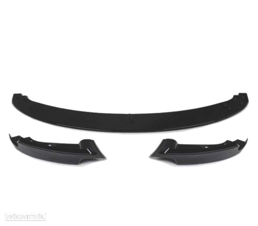 SPOILER LIP PARA BMW E92 E93 LCI 10-14 LOOK M3 PRETO MATE - 3