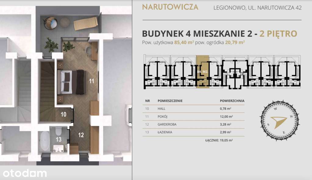 4 pok. master bedroom z tarasem, 3 w pełne poziomy - Pełny obrazek: 5/7