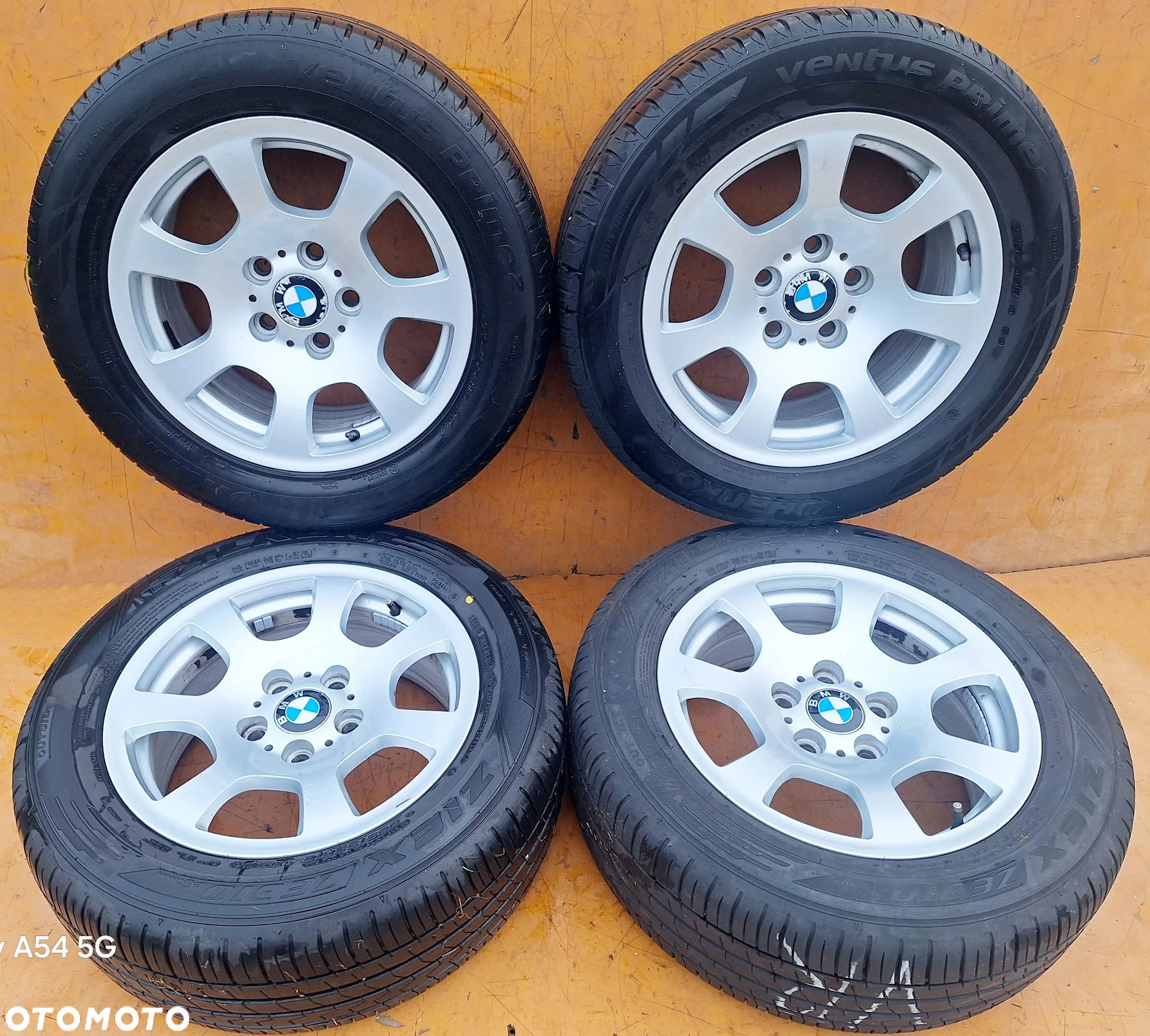 BMW E60 E61 FELGI 6762000 Z OPONAMI 225X55X16 DOT 4921 0914 - 1