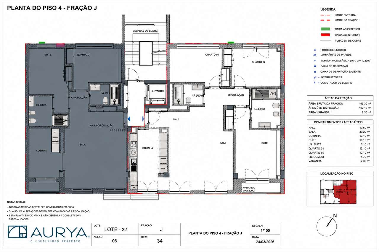 T3 CONSTRUÇÃO NOVA, VARANDA, ARRECADAÇÃO E 2 PARQUEAMENTOS | EMPREENDI-47