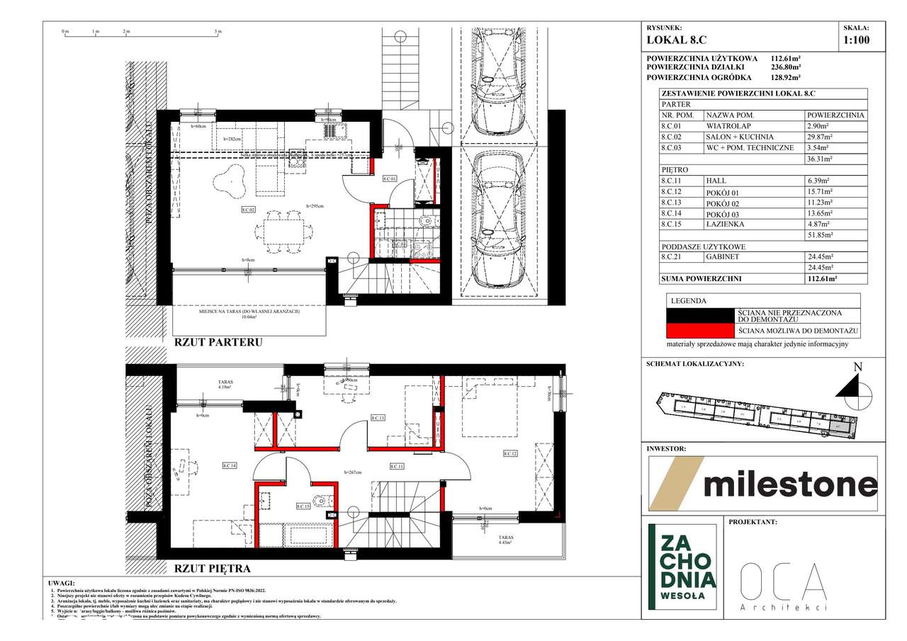 5-pokojowy dom 112m2 + ogródek Bez Prowizji - Pełny obrazek: 2/7