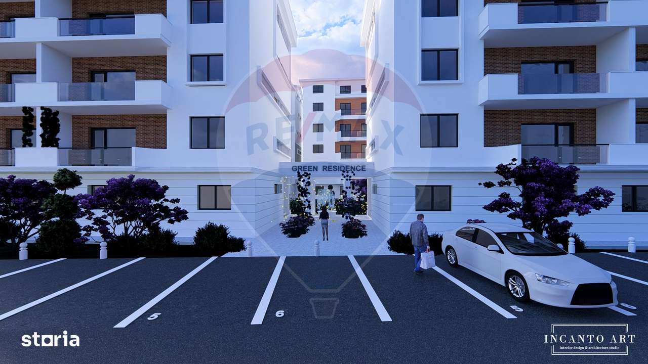 3 camere, parter intr-un ansamblu nou - Imagine principală: 5/6