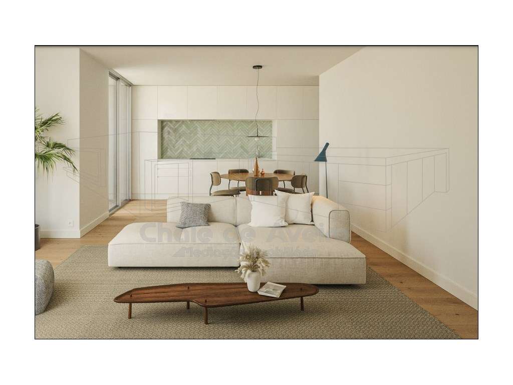 Apartamento T1 com lugar de estacionamento - CANAL SÃO ROQUE (AVEIRO) - Grande imagem: 3/8