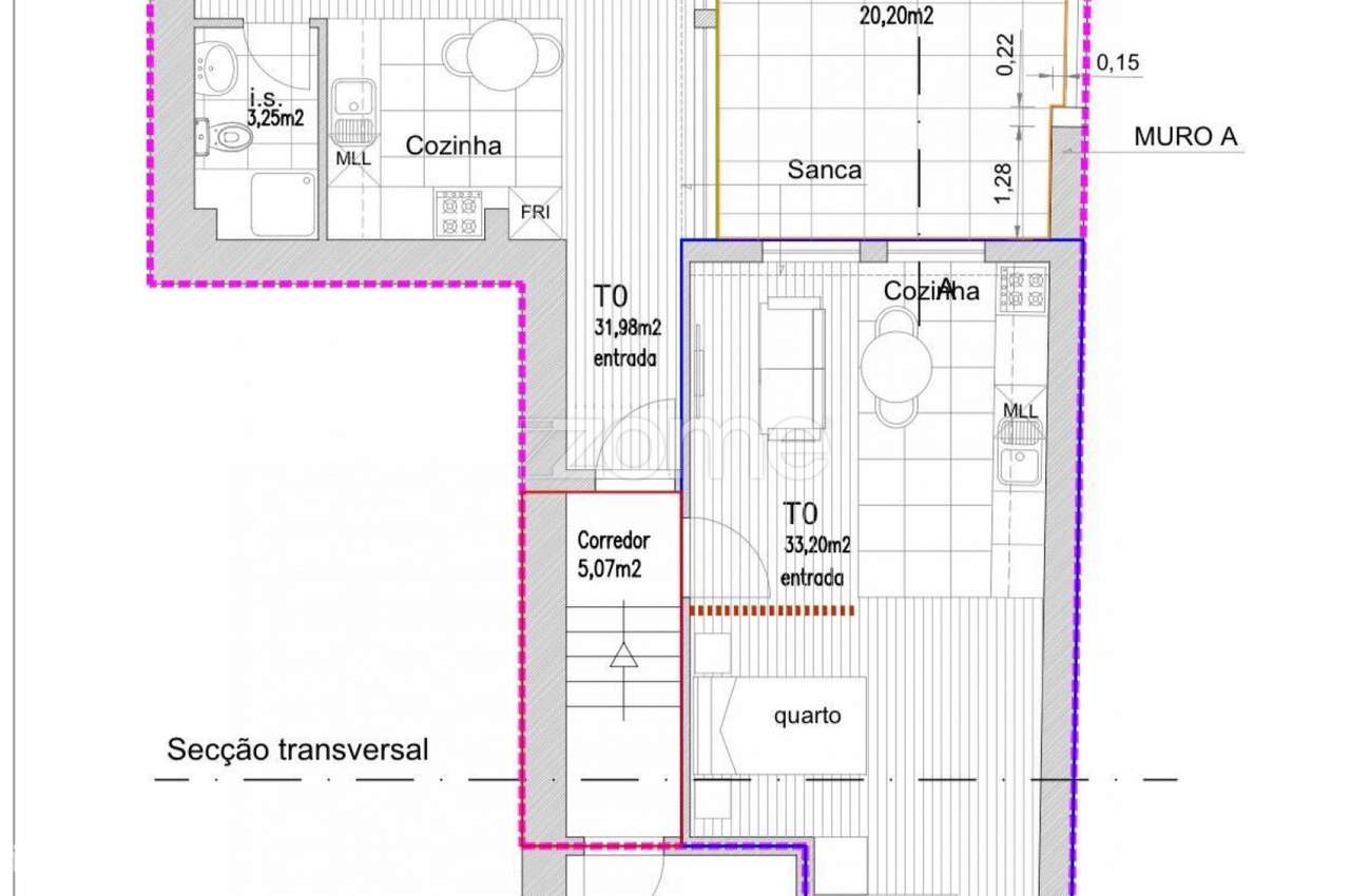 Apartamento T0 Avenida Central-9