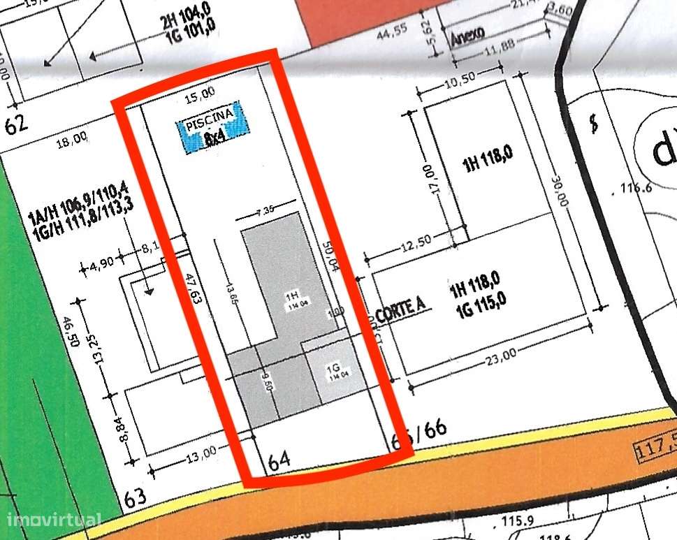 Lote para Moradia Térrea 732 m2 - Adaúfe - Grande imagem: 2/7