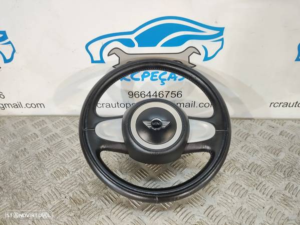 VOLANTE GUIADOR COMPLETO MINI COOPER ONE R55 CLUBMAN R56 R57 CABRIO R58 R59 60 61 AIRBAG - 9