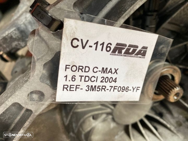 CV116 Caixa de Velocidade Ford C-Max 1.6 Tdci De 2004 Ref- 3M5R-7F096-YF - 5