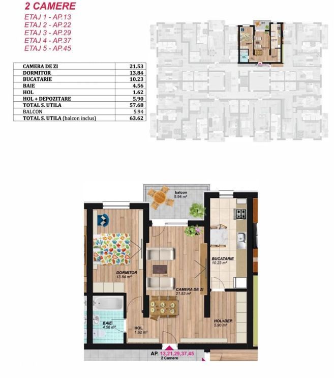 2 Camere Decomandat - Comision 0 - Bloc Nou - Brancoveanu Adiacent