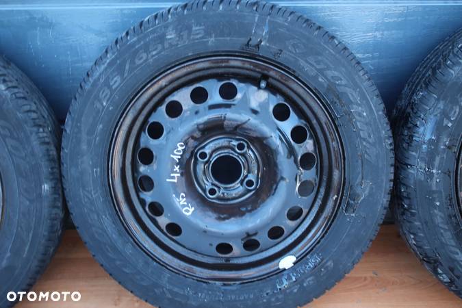 KOŁA FELGI STALOWE OPONY ZIMOWE MICHELIN 185/60 R15 OPEL 5x110 ET43 - 8