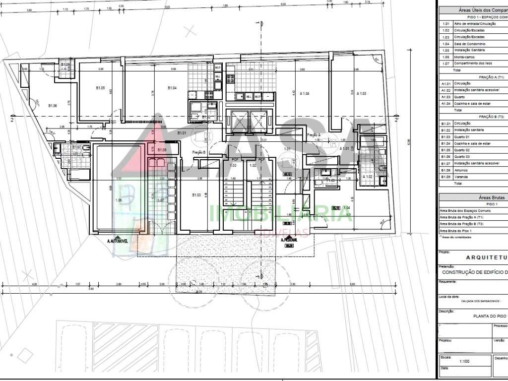 Terreno com Projeto para 15 Fogos + 16 Estacionamentos.-13