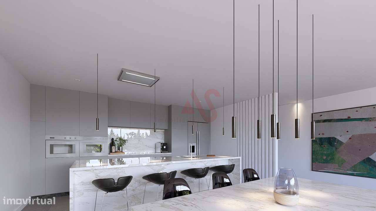 Moradia Térrea T3 com Piscina | Nova | Leitões, Guimarães-8