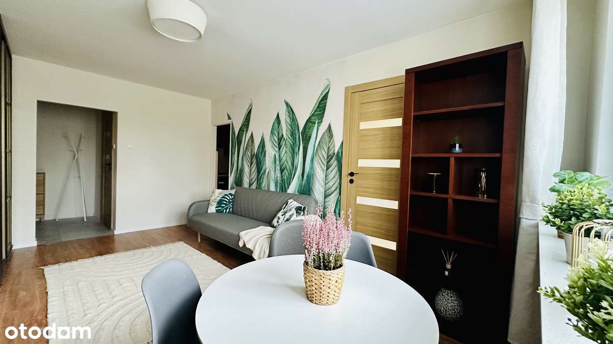 Przestronne 37,5m2 przy lesie -świetna komunikacja, funkcjonalny układ - Pełny obrazek: 2/13