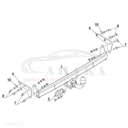 Hak Holowniczy Automat Do Suzuki Celerio Hatchback Od 2014 - 3