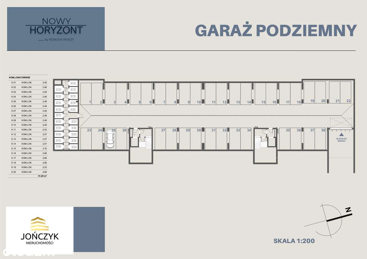 Nowe mieszkanie 3 pokojowe, balkon, hala garażowa - Nowy Horyzont-8