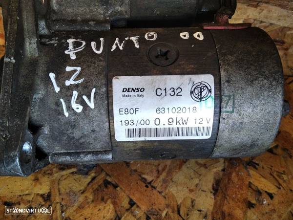 MOTOR DE ARRANQUE FIAT PUNTO 188 1.2 16V 99-03 63102018 - 2