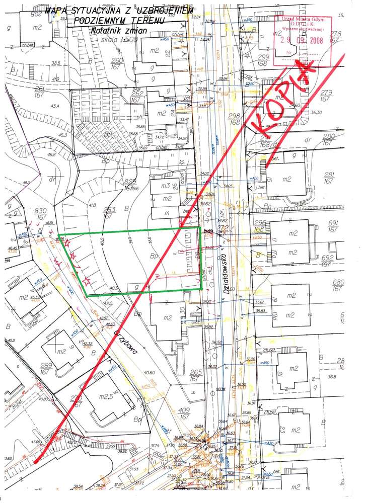 Gdynia Leszczynki działka 697 m2 ul. Działdowska-5