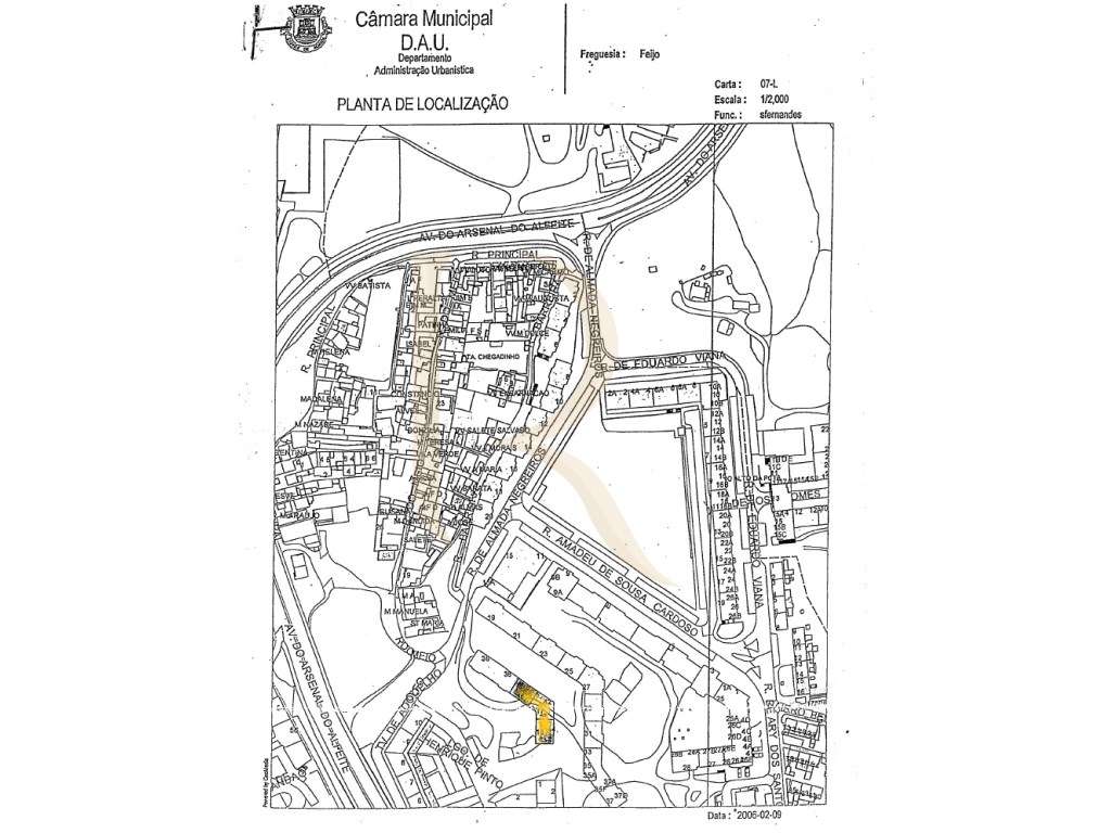 Lote de terreno urbano no Feijó - Almada - Grande imagem: 5/6