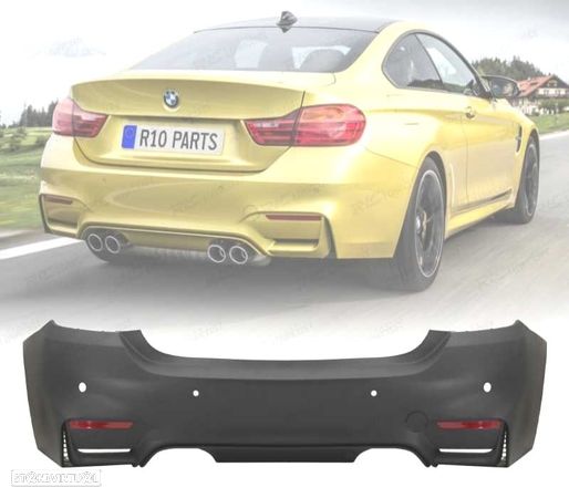 PARA-CHOQUE TRASEIRO PARA BMW F32 F33 F36 12-19 LOOK M4 PDC - 1