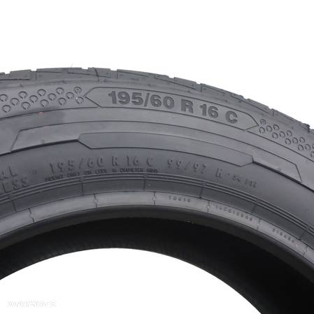 4 x CONTINENTAL 195/60 R16 C 99/97H ContiVanContact 100 Lato 2020 - 8