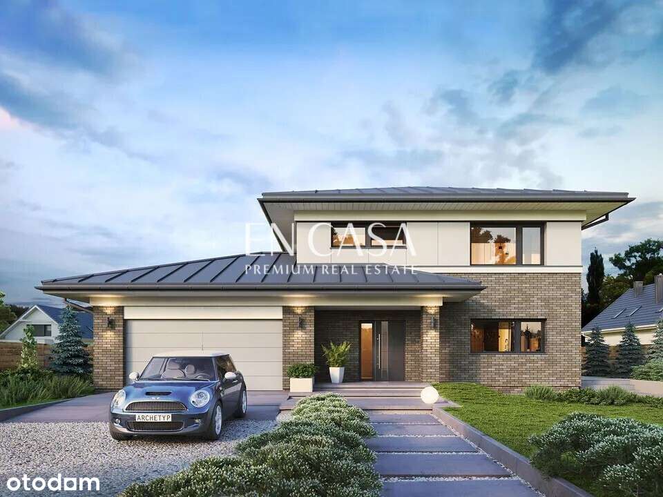 Nowoczesny dom 190m2 na działce blisko 1100m2-1