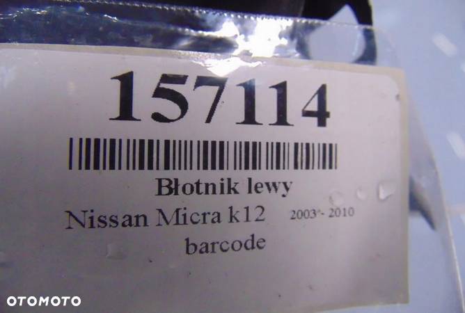 NISSAN MICRA K12 BŁOTNIK LEWY - 13