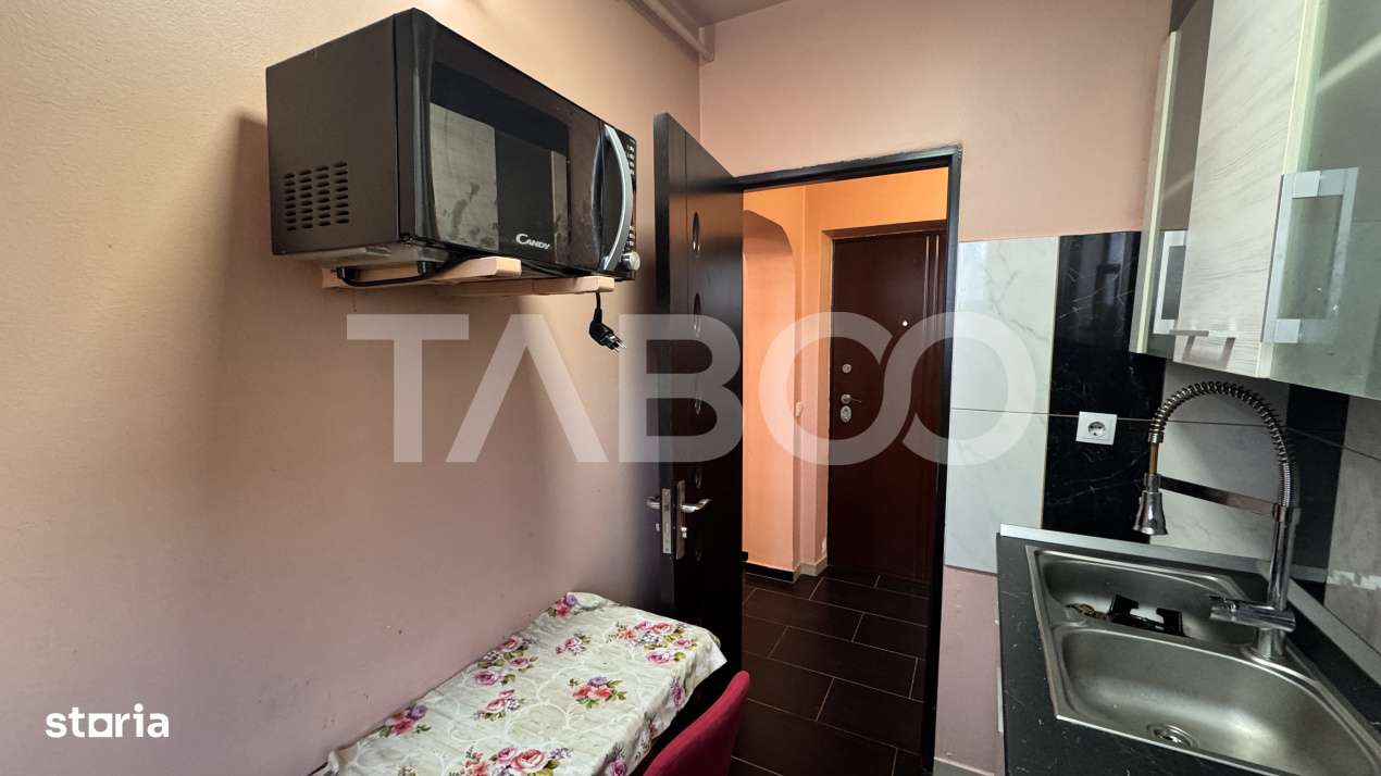 Garsoniera de inchiriat 25mp mobilata utilata parcare balcon Turnisor - Imagine principală: 5/9