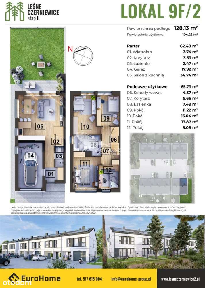 Czerniewice|Przy Torze 9|Bliźniak 5 Pokoi|128 m2-17