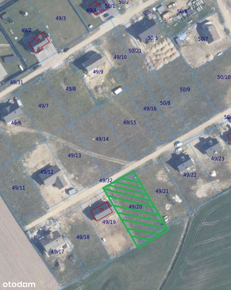 Działka budowlana 1110 m² z planem zagospodarowania - Pełny obrazek: 4/7